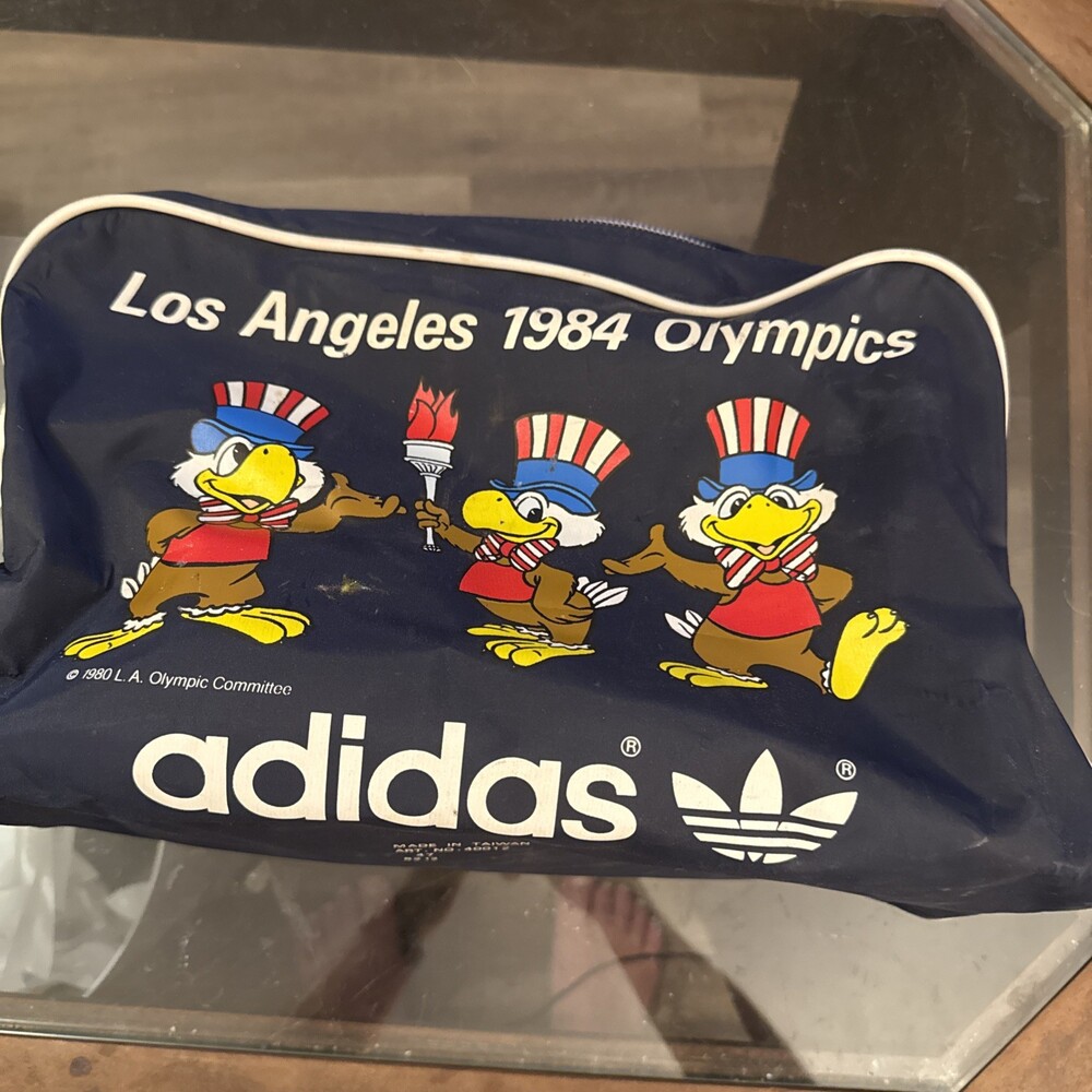 vintage 1984 ADIDAS USA Los Angeles Olympics Bag LA Olympic Committee Vintage